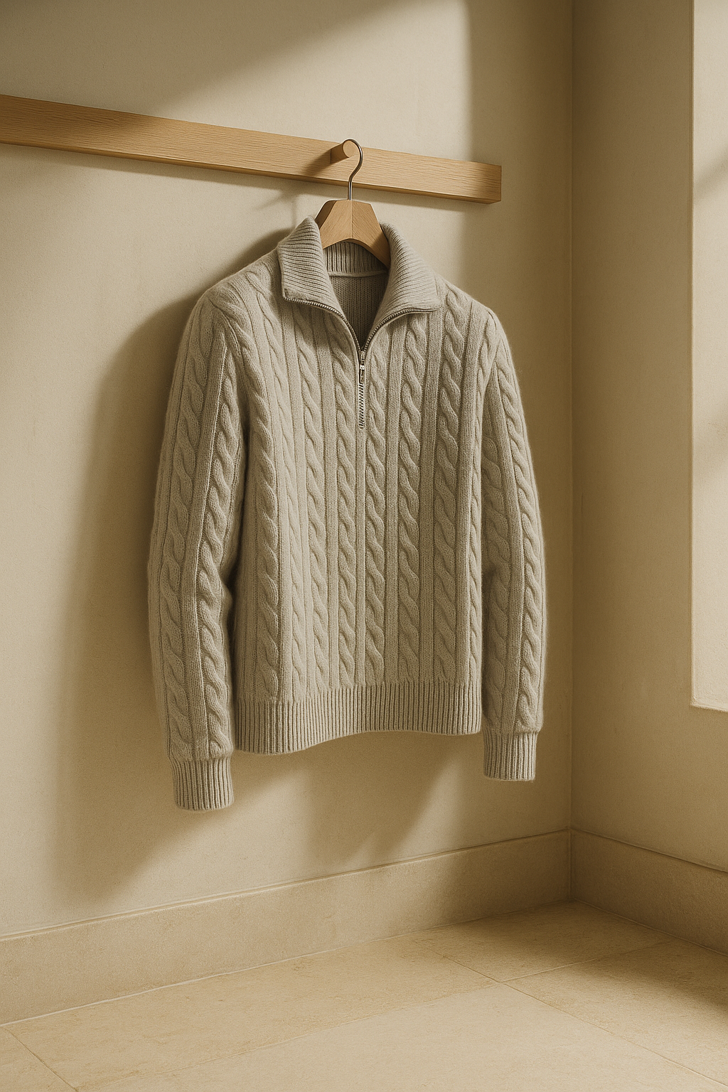 Medici Cable Knit Grey