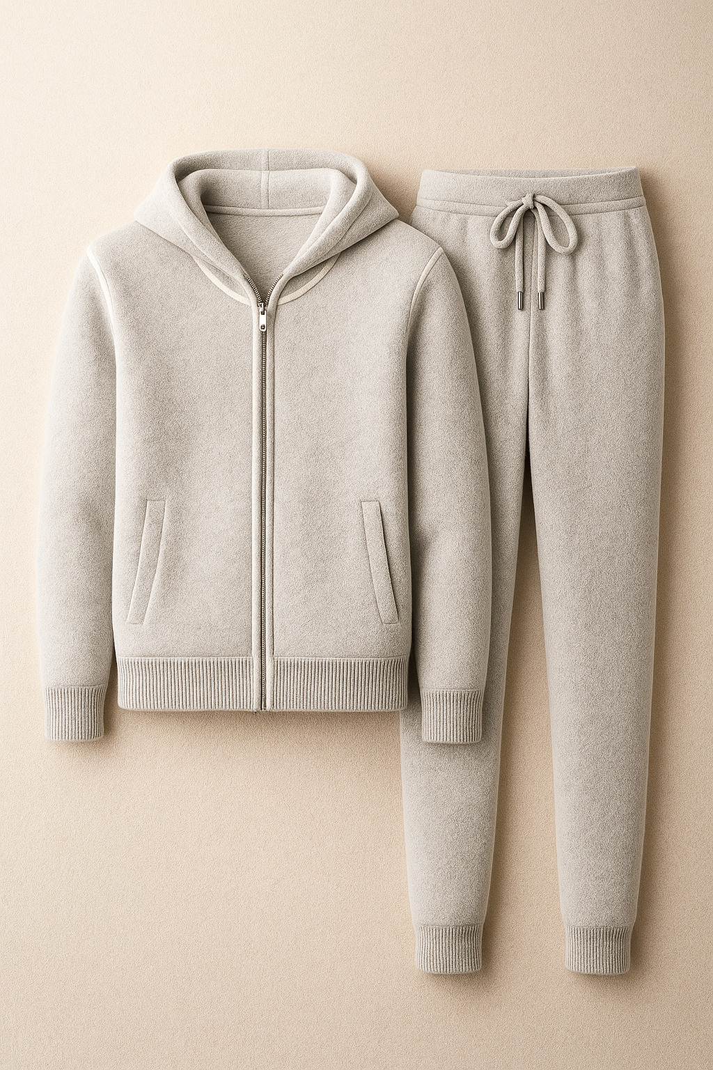 Leonis Cashmere Set Grey