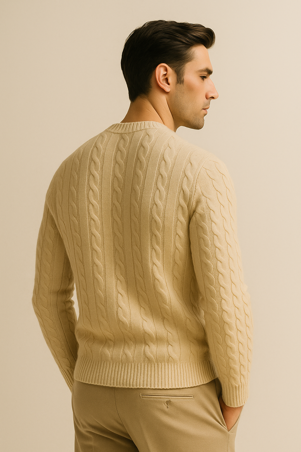 Soreno Cashmere Knit Beige