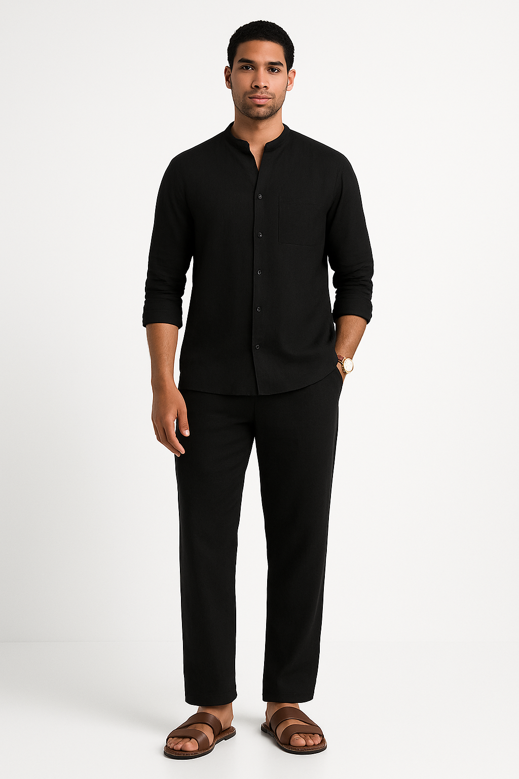 Buy 1, Get 2 – The Saelir Linen Edition® (Shirt + Pants Set)