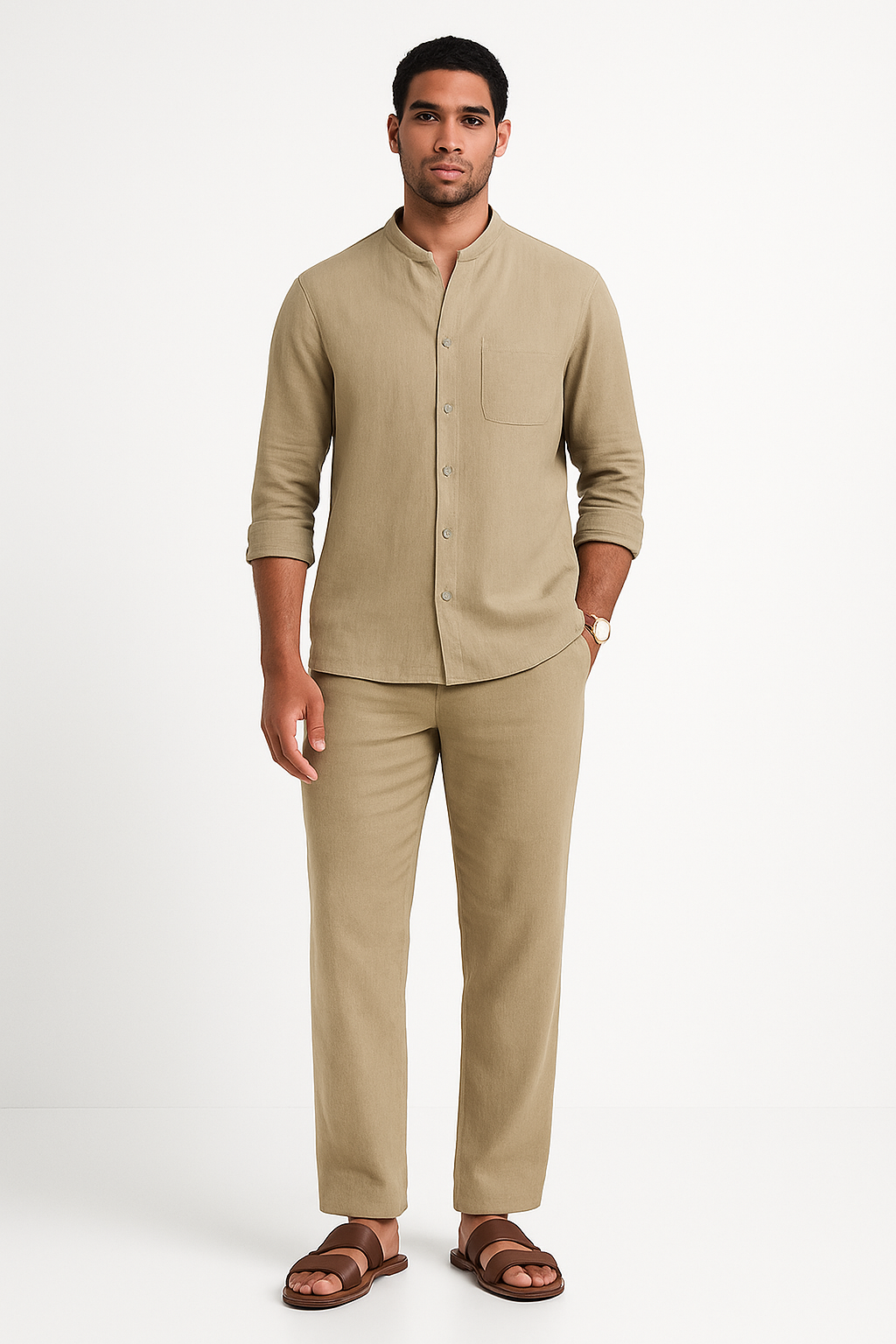 Buy 1, Get 2 – The Saelir Linen Edition® (Shirt + Pants Set)