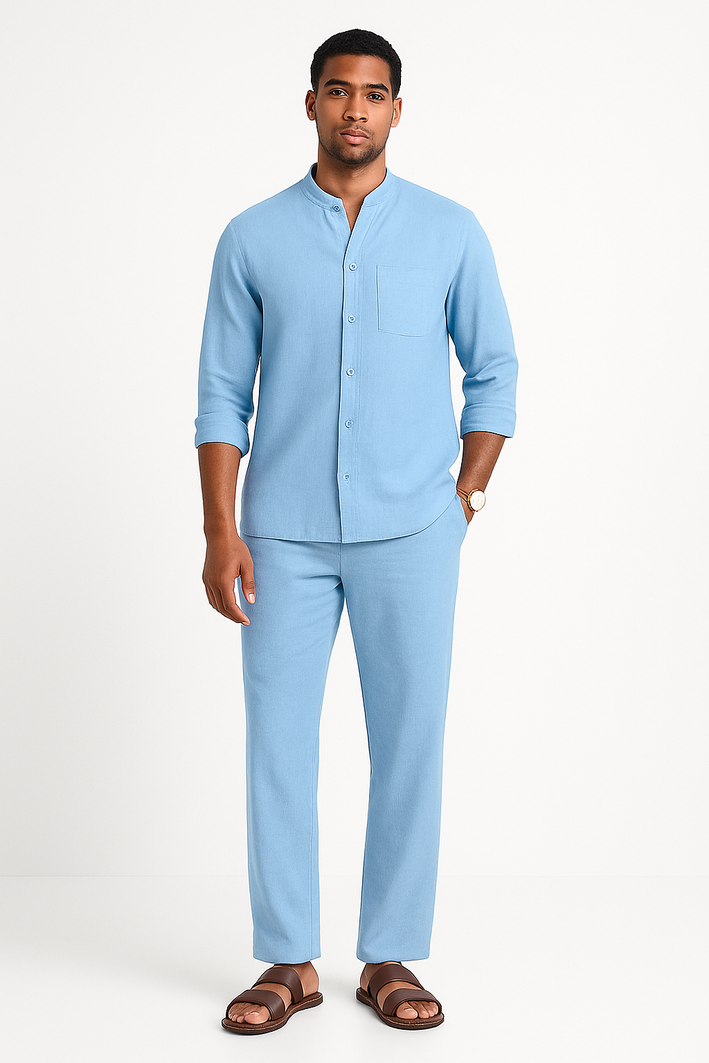 Buy 1, Get 2 – The Saelir Linen Edition® (Shirt + Pants Set)