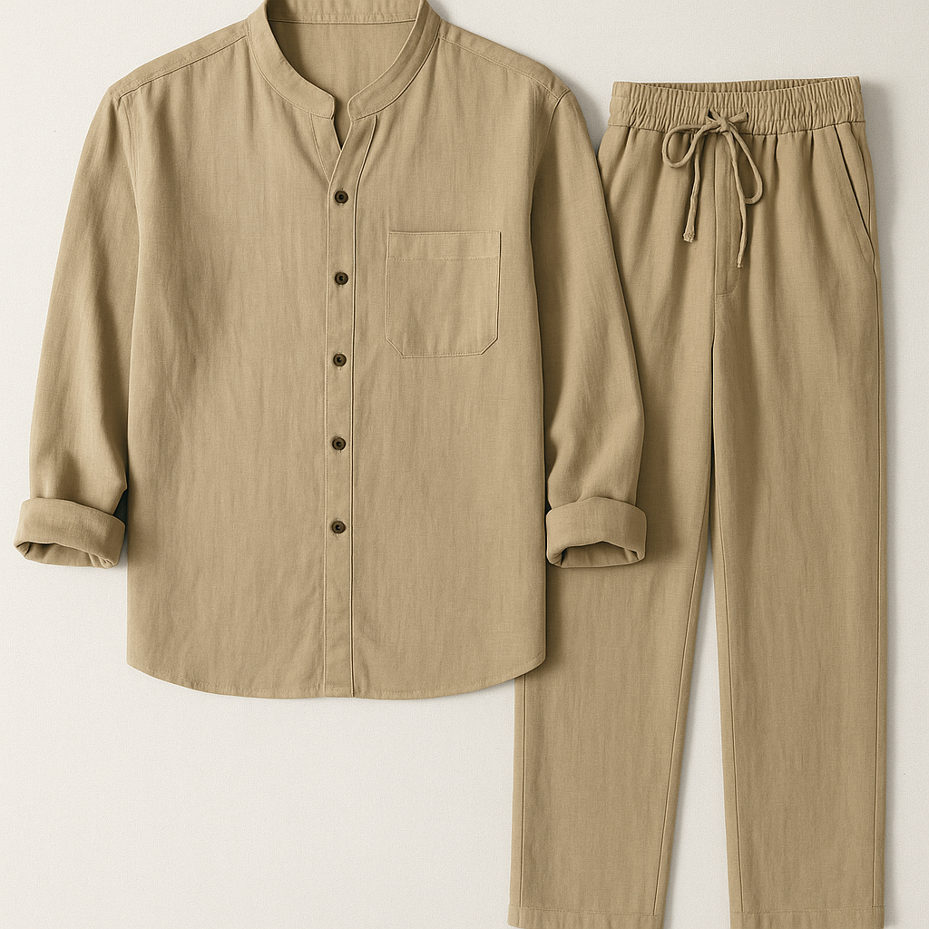 Buy 1, Get 2 – The Saelir Linen Edition® (Shirt + Pants Set)