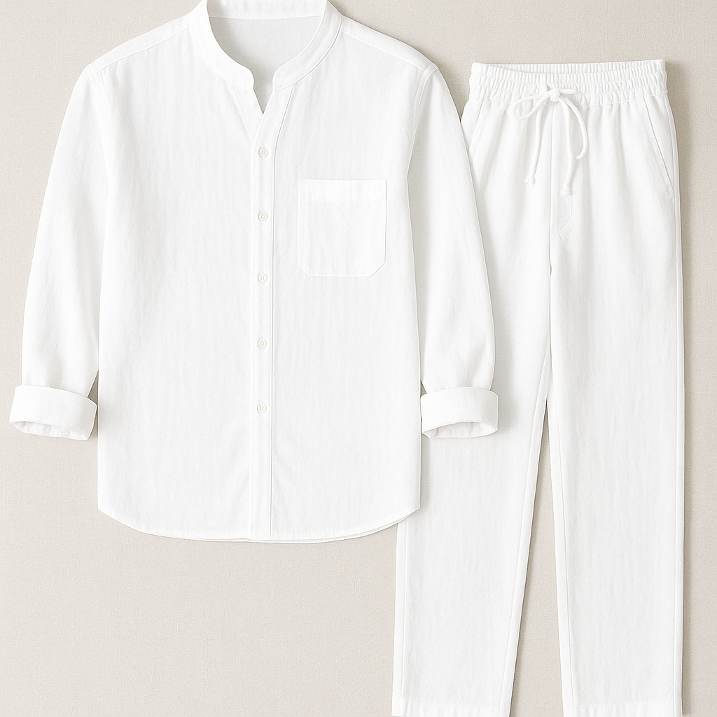 Buy 1, Get 2 – The Saelir Linen Edition® (Shirt + Pants Set)