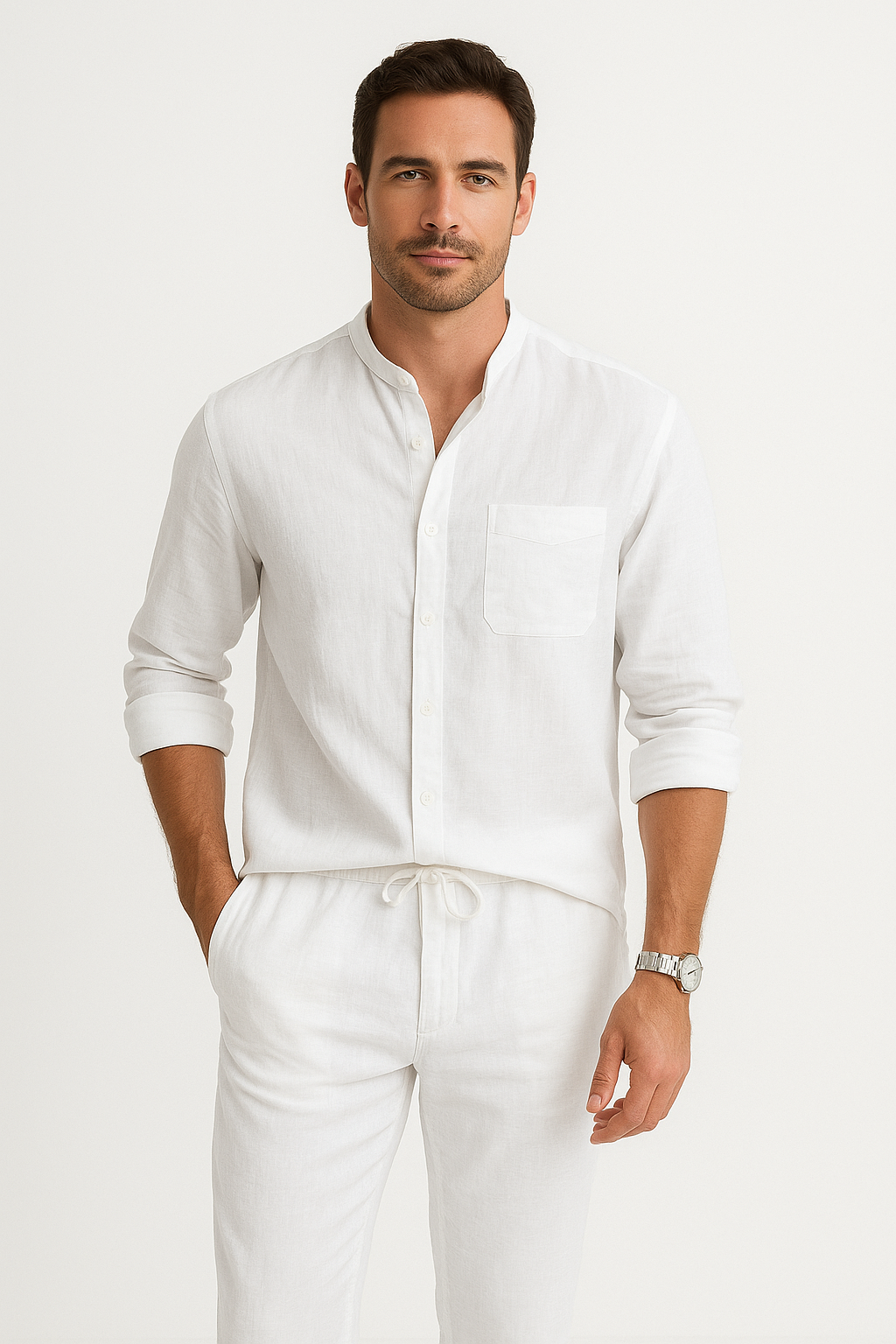 Buy 1, Get 2 – The Saelir Linen Edition® (Shirt + Pants Set)