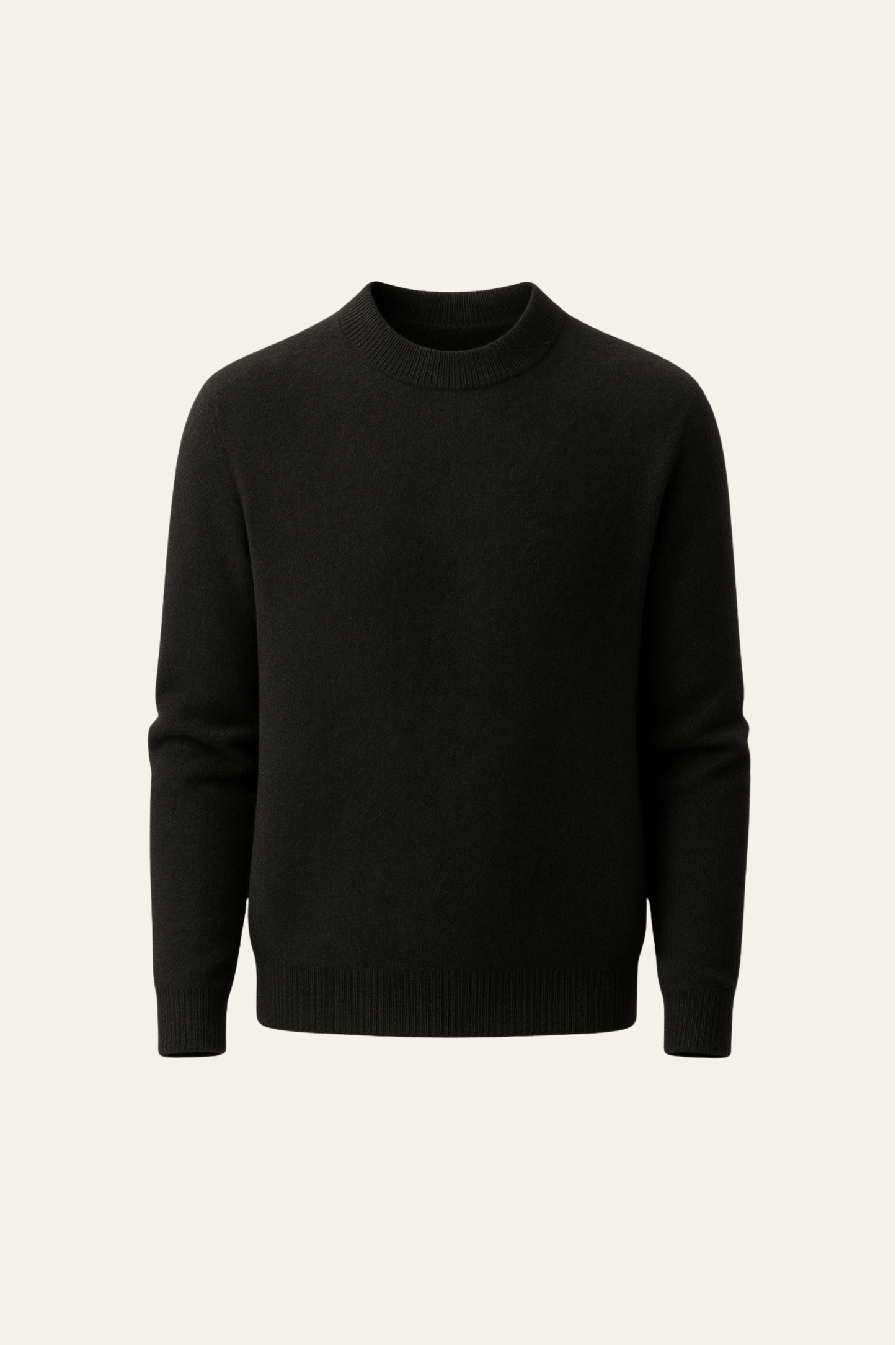 Marenzo Cashmere Crewneck Black