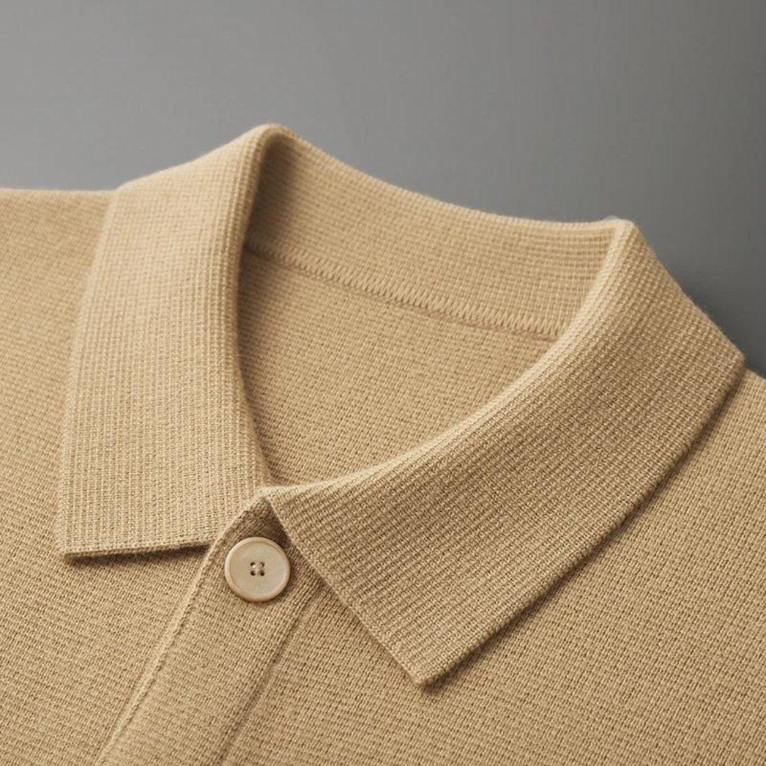 Lorenzo Cashmere Cardigan Beige