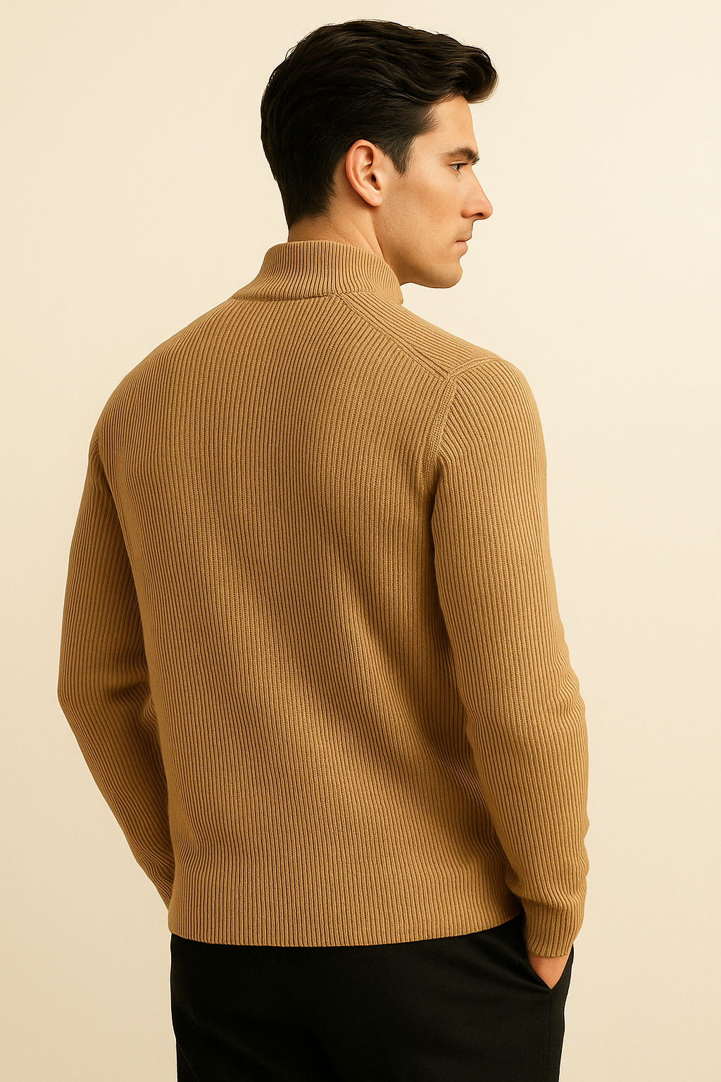 Roma Cashmere Cardigan Khaki
