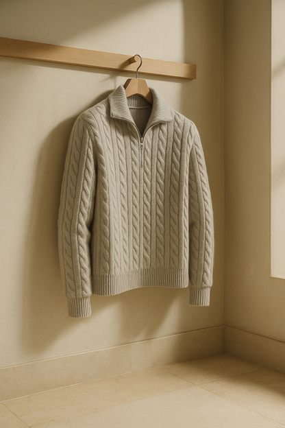 Medici Cable Knit Grey