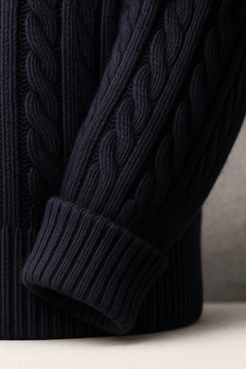 Medici Cable Knit Navy