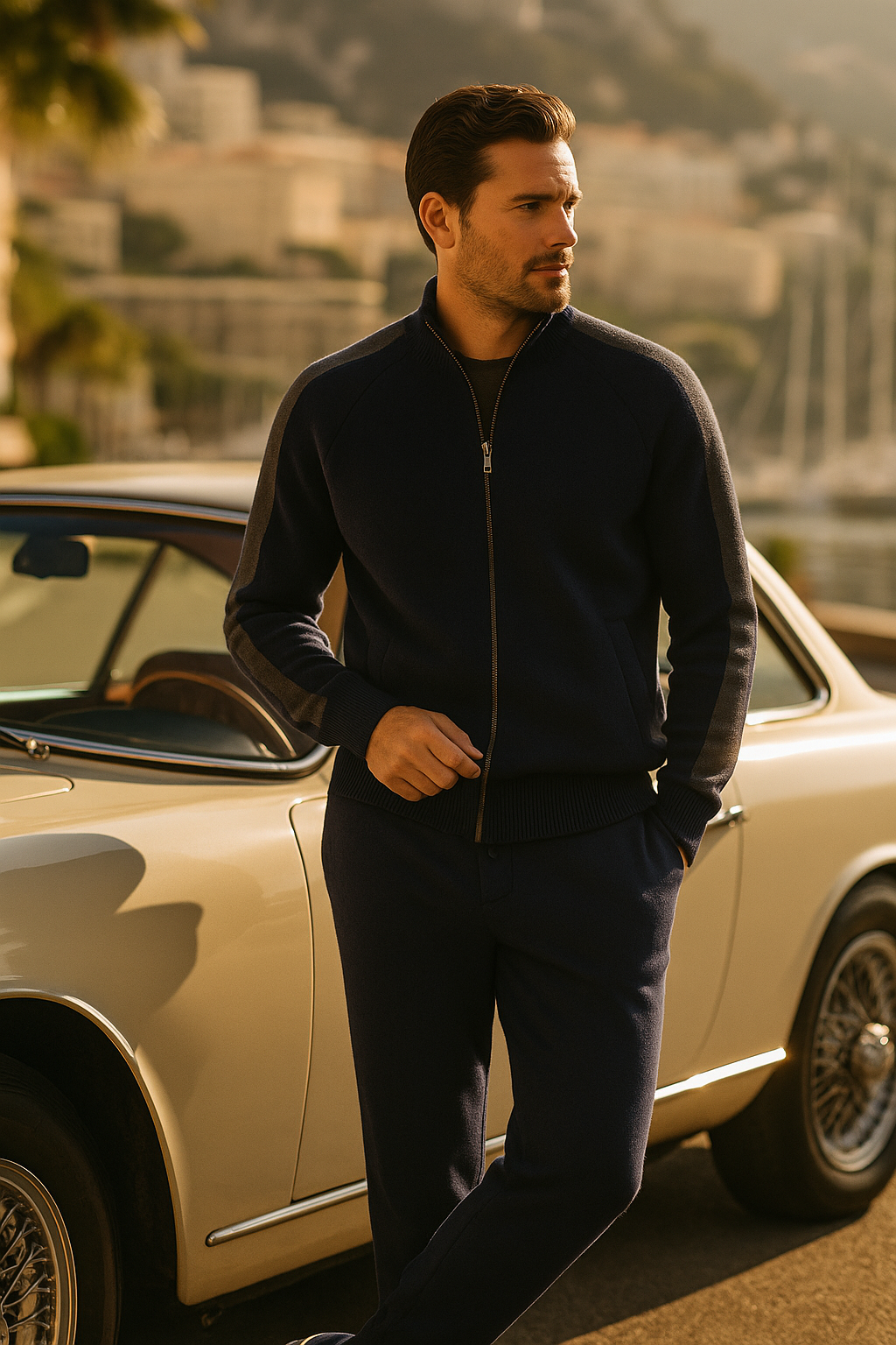 Maretti Cashmere Set Navy