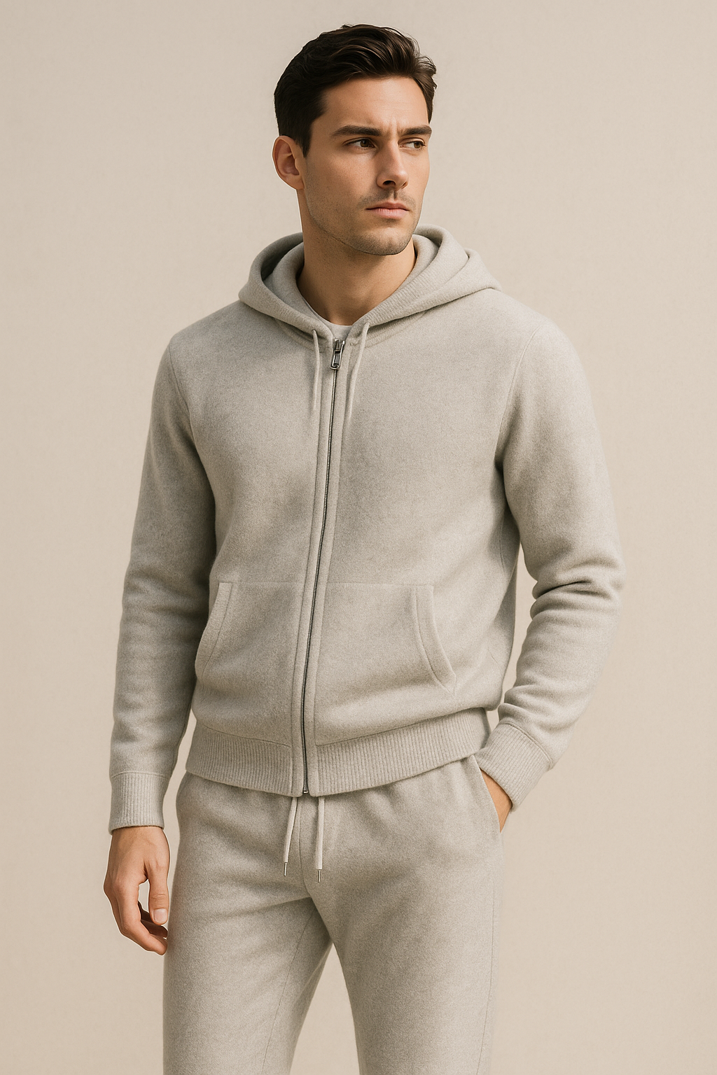 Leonis Cashmere Set Grey