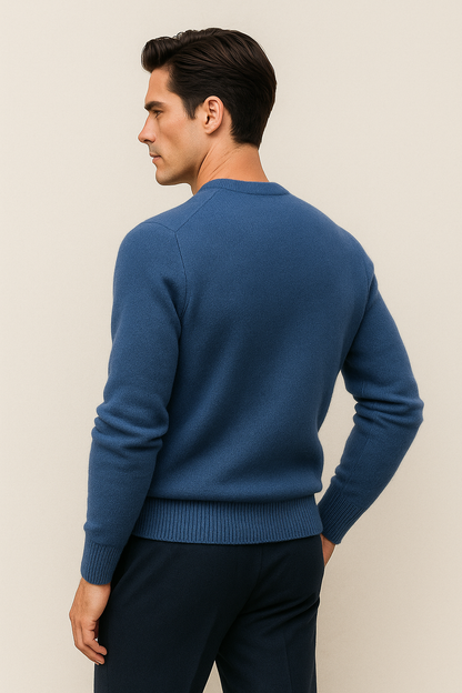 Taviani Cashmere Knit Blue