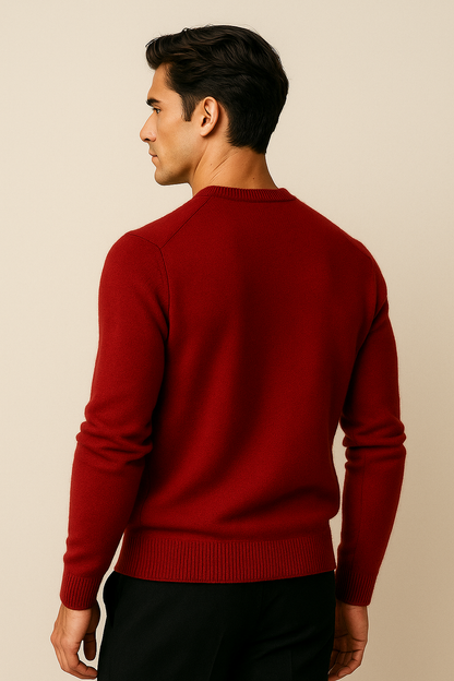 Taviani Cashmere Knit Burgundy