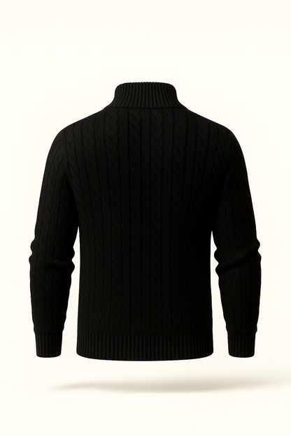 Medici Cable Knit Black