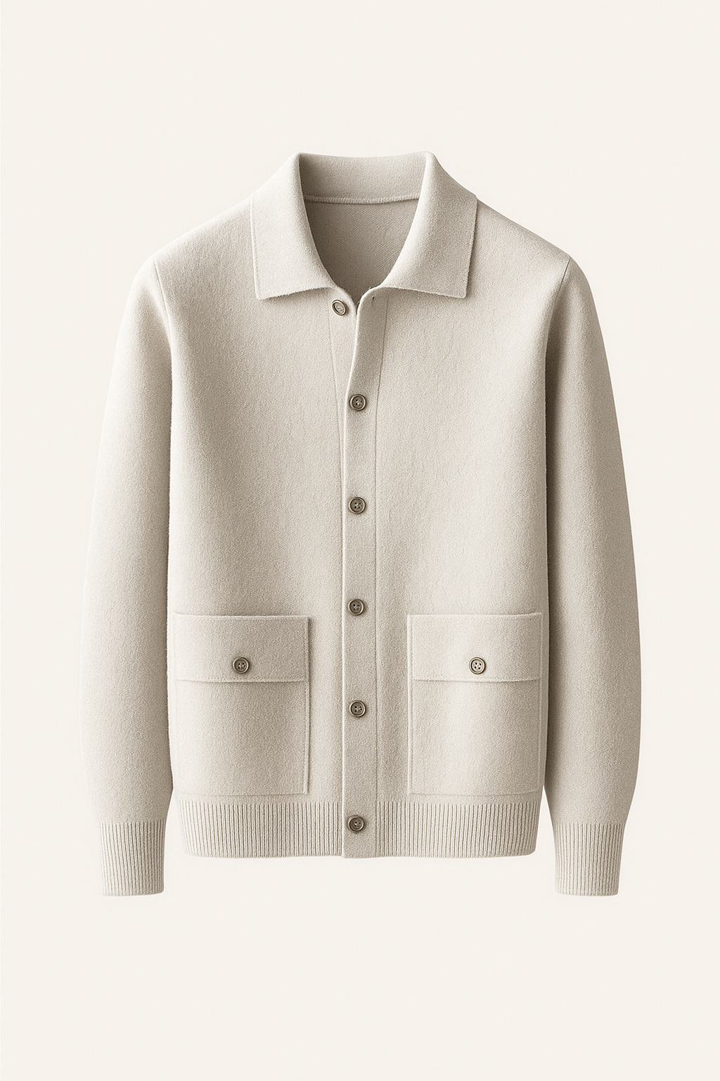 Lorenzo Cashmere Cardigan Ivory