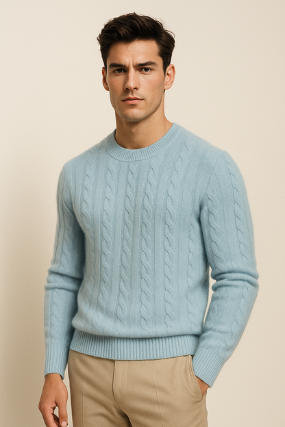 Soreno Cashmere Knit Blue