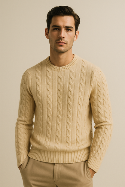 Soreno Cashmere Knit Beige