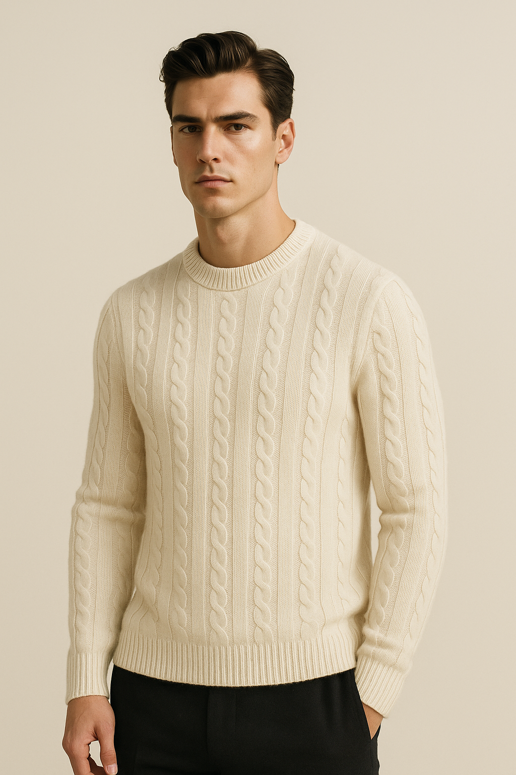 Soreno Cashmere Knit Cream