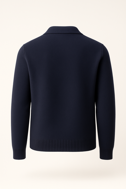 Valero Cashmere Cardigan Navy