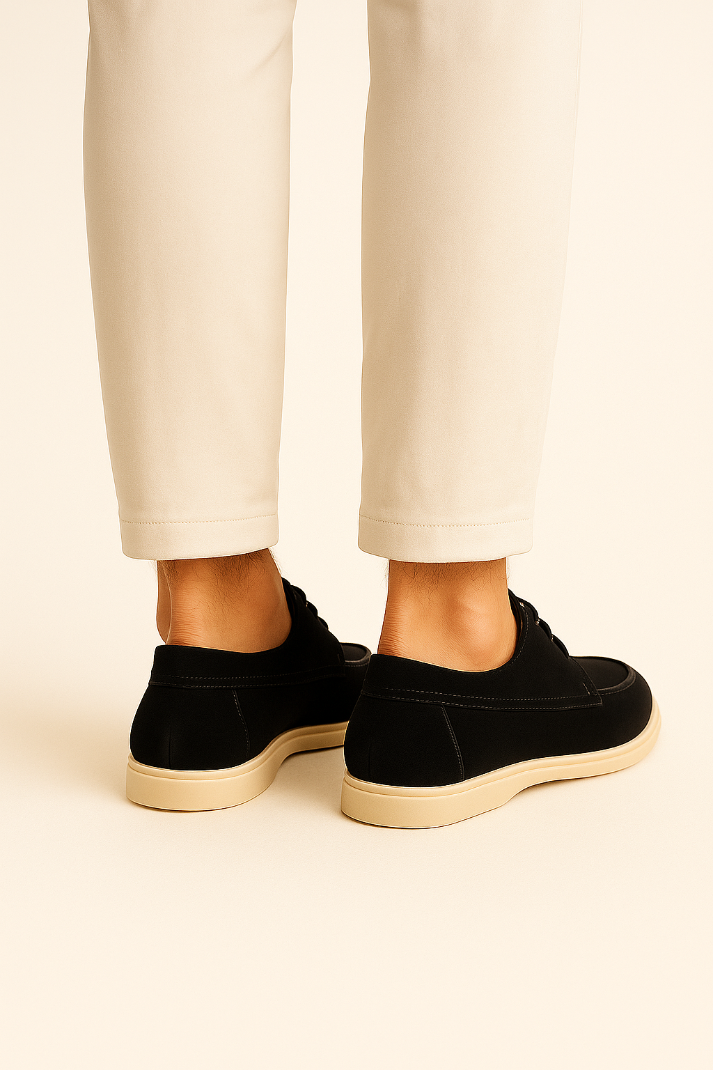 Maretti Suede Lace Shoes Black