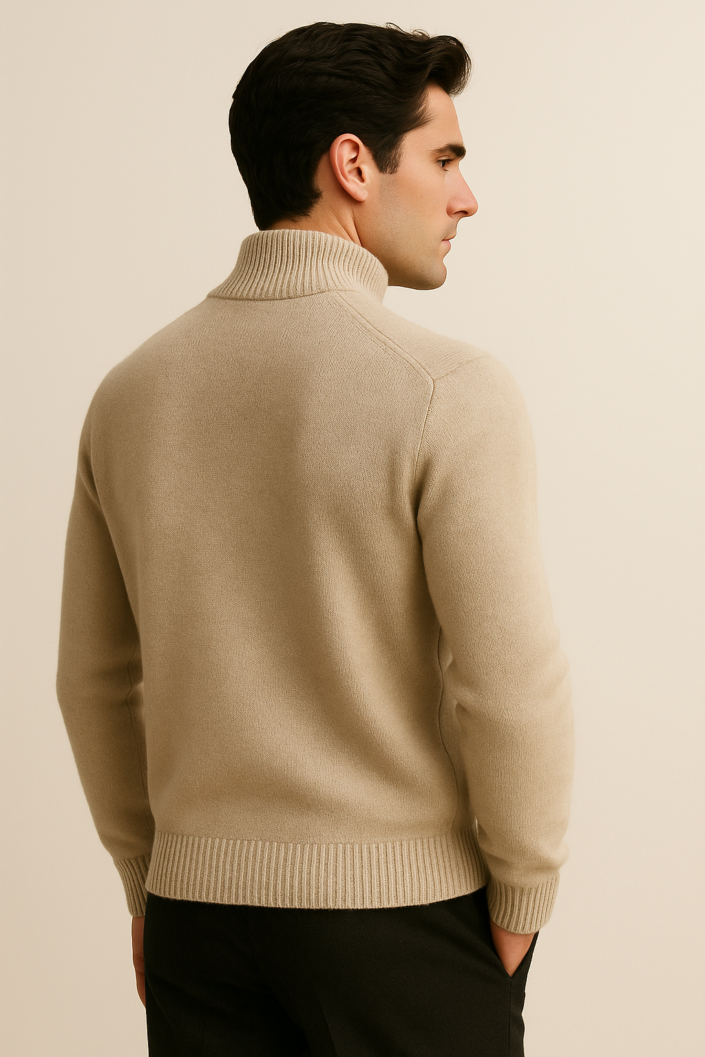 Giotto Cashmere Cardigan Sand