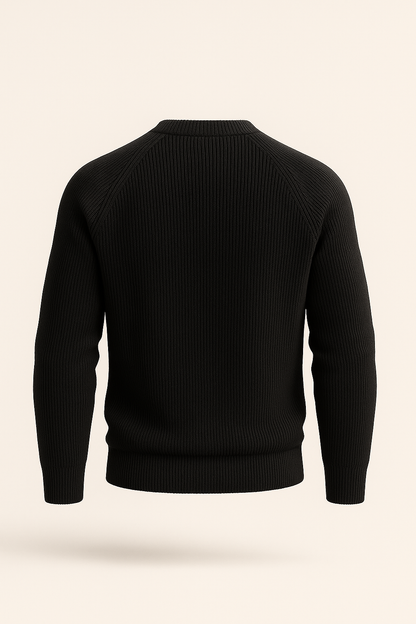 Ravello Wool Crewneck Black