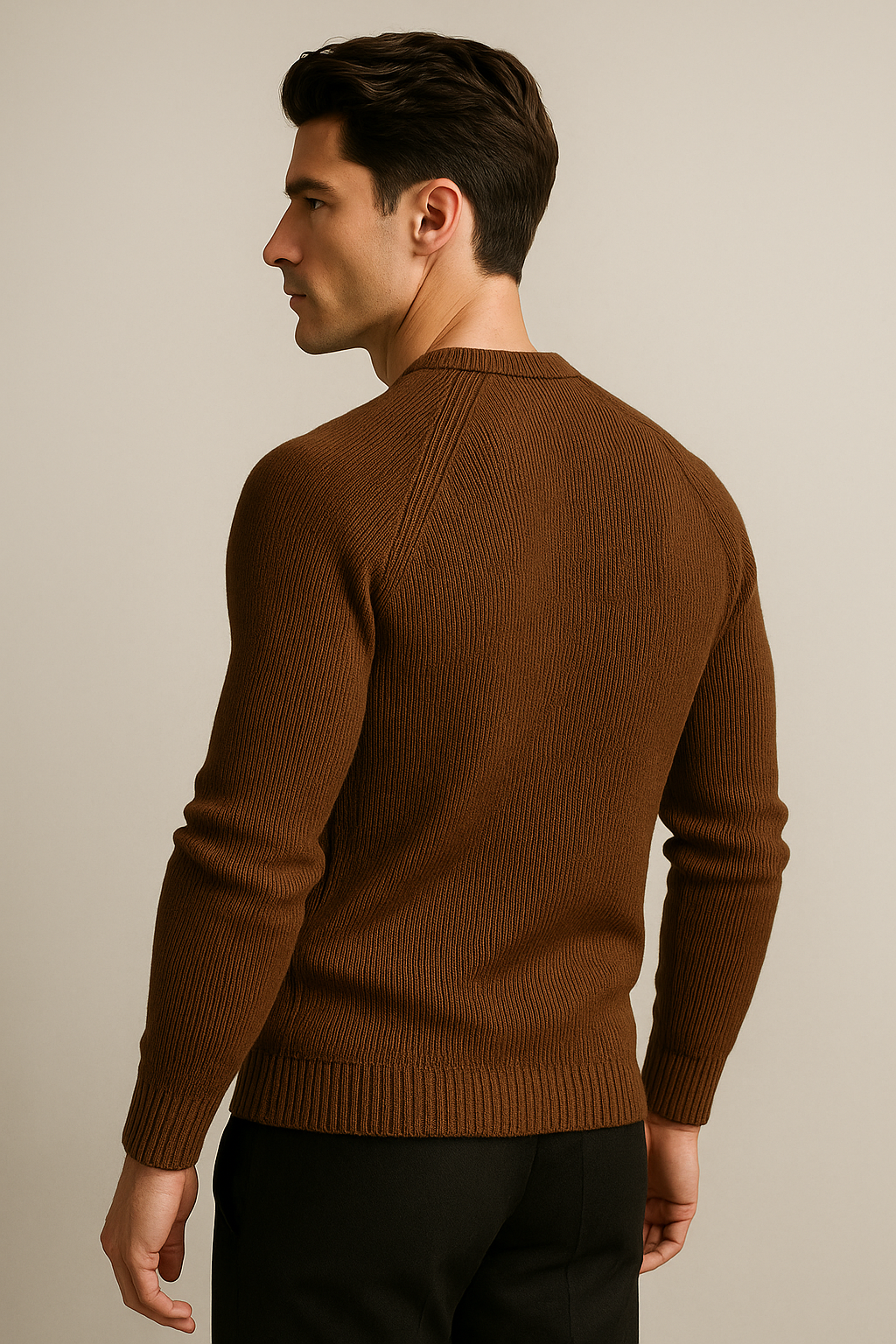 Ravello Wool Crewneck Brown