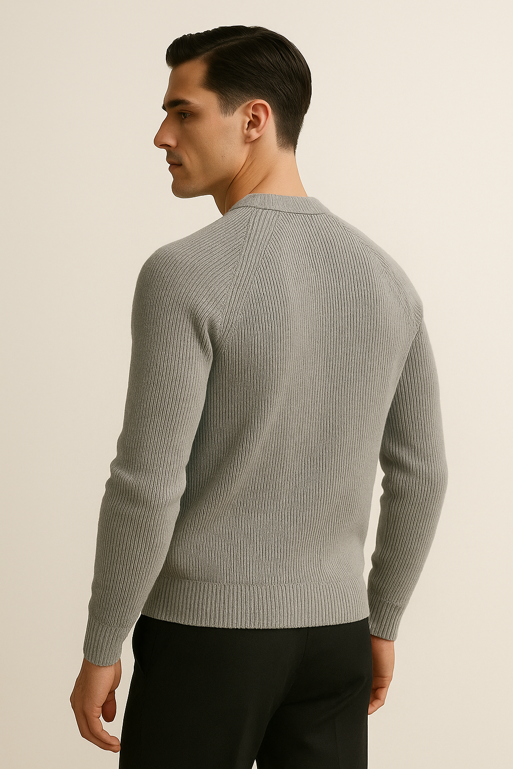 Ravello Wool Crewneck Grey