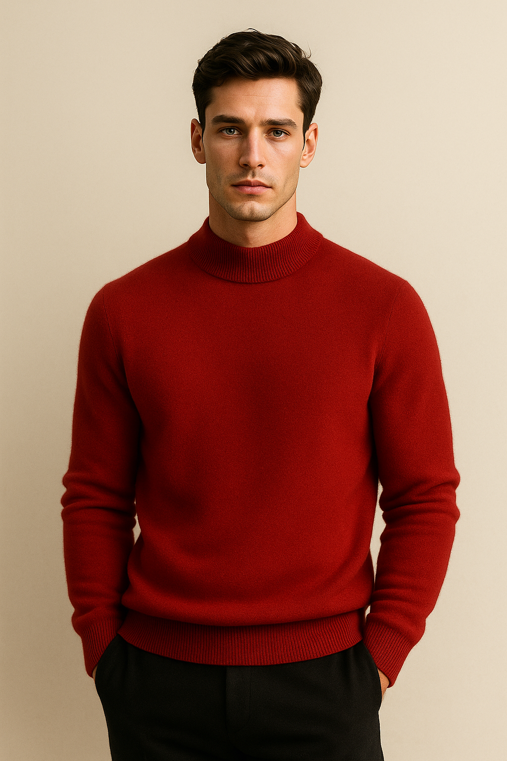 Marenzo Cashmere Crewneck Burgundy