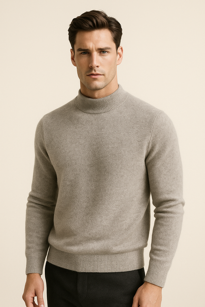 Marenzo Cashmere Crewneck Grey