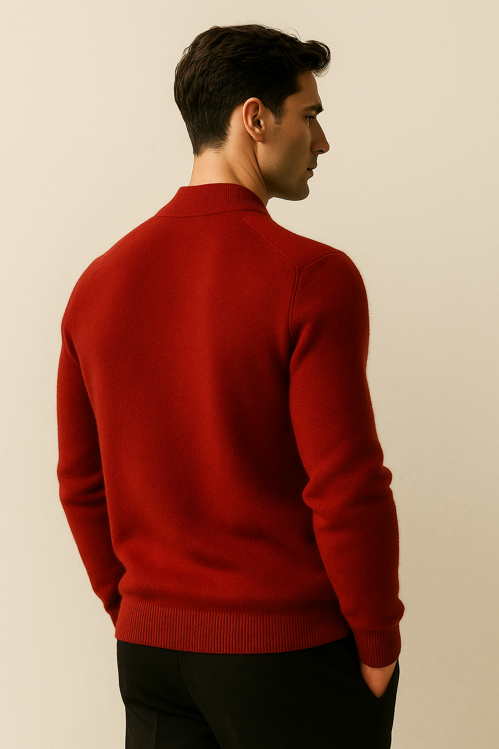 Marenzo Cashmere Crewneck Burgundy