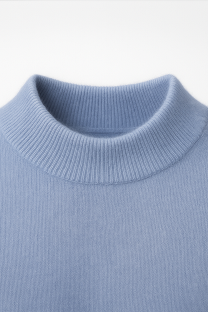 Marenzo Cashmere Crewneck Light Blue
