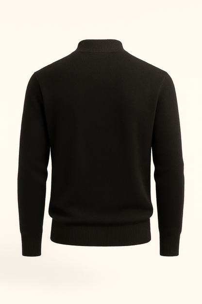 Marenzo Cashmere Crewneck Black