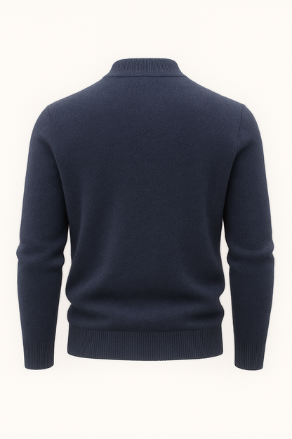 Marenzo Cashmere Crewneck Blue