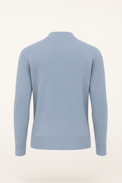 Marenzo Cashmere Crewneck Light Blue