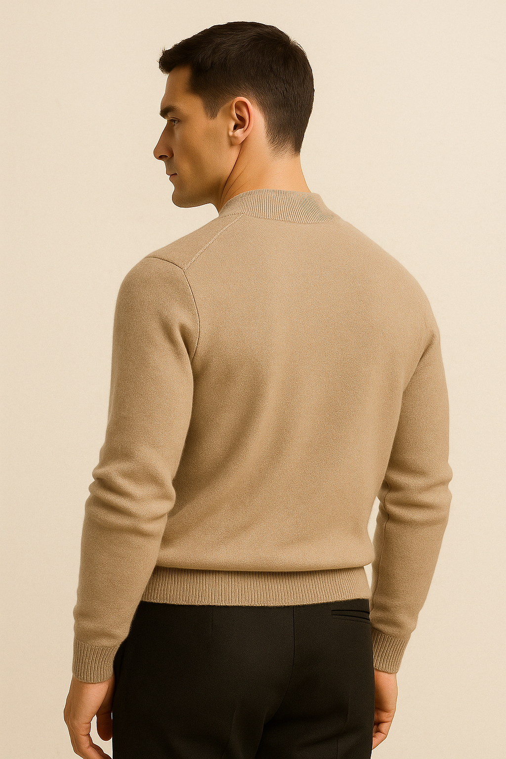 Marenzo Cashmere Crewneck Oatmeal