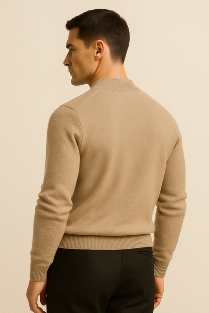 Marenzo Cashmere Crewneck Oatmeal