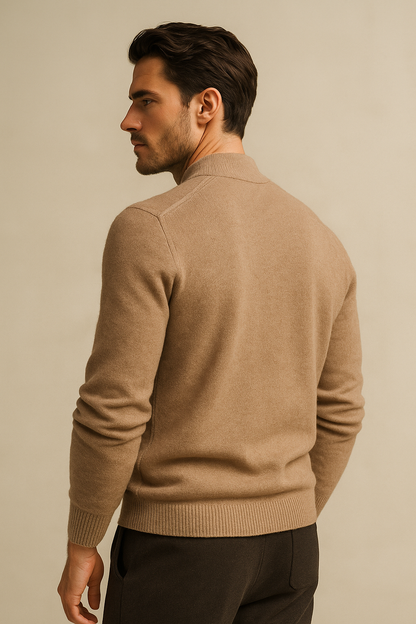 Marenzo Cashmere Crewneck Light Brown