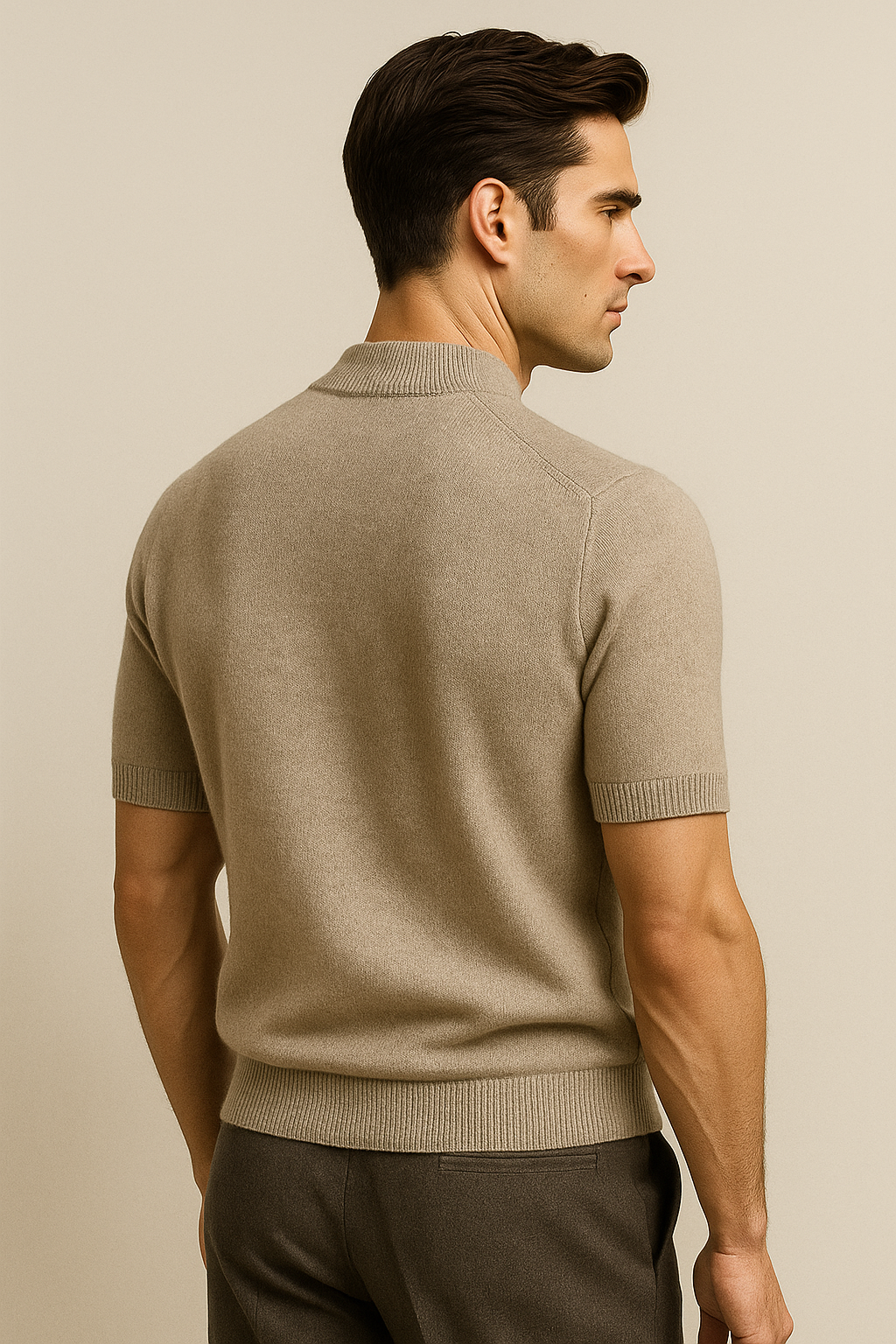 Lucerio Cashmere T-Shirt Grey