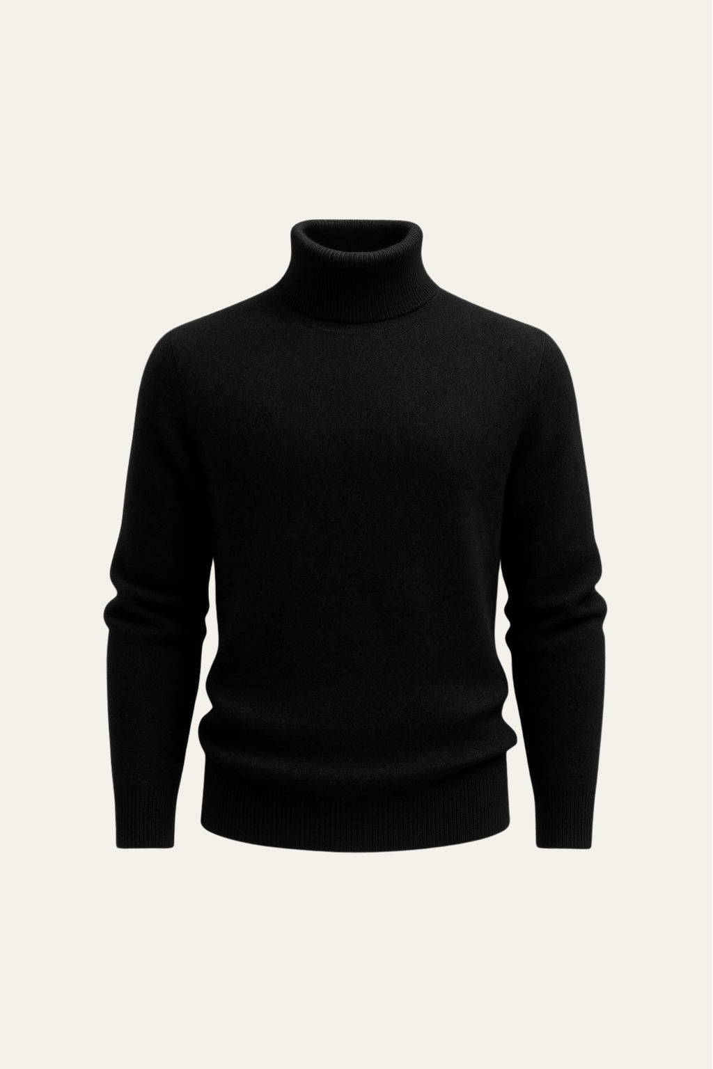 Avenzo Cashmere Turtleneck Black