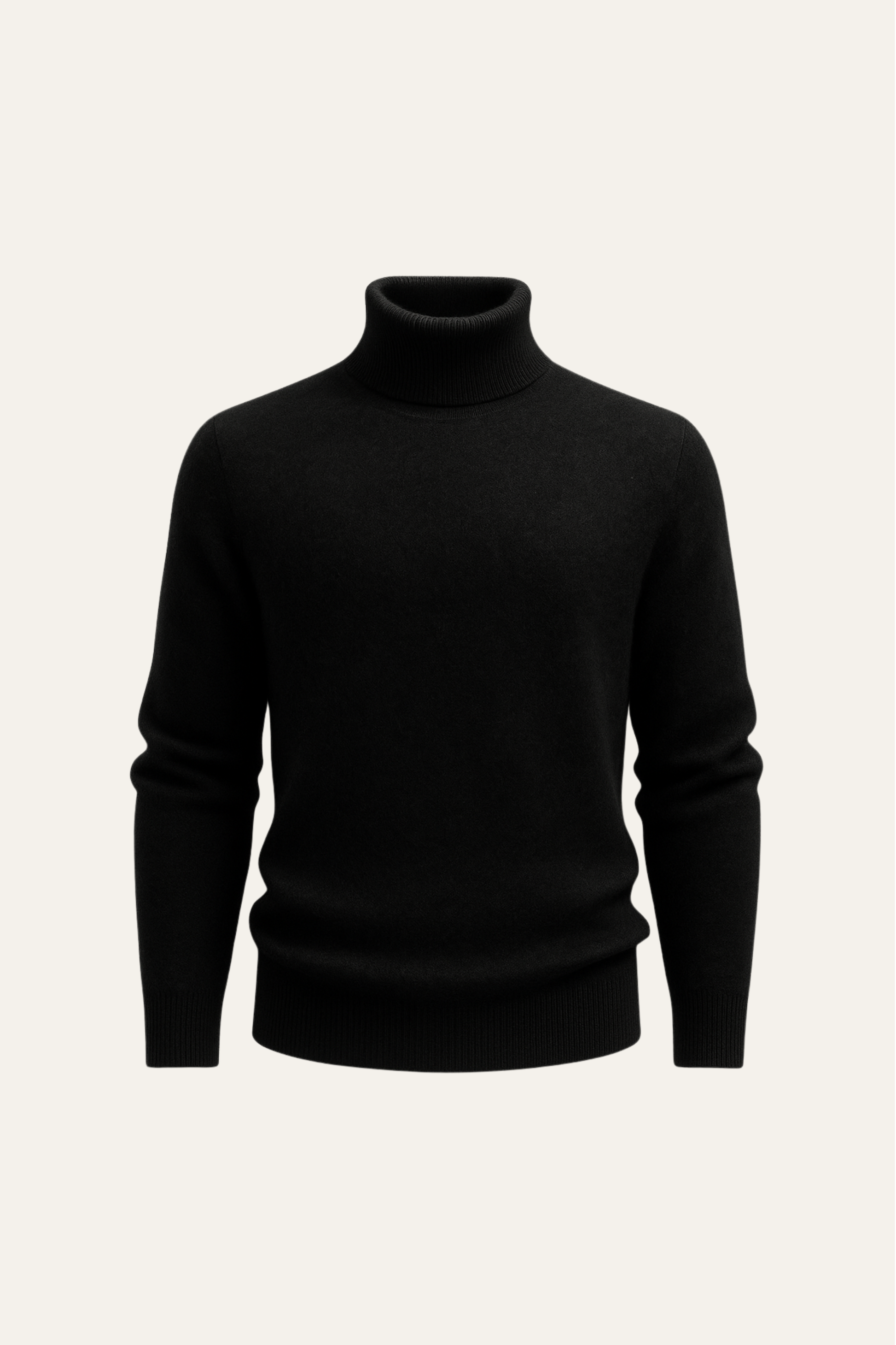 Avenzo Cashmere Turtleneck Black