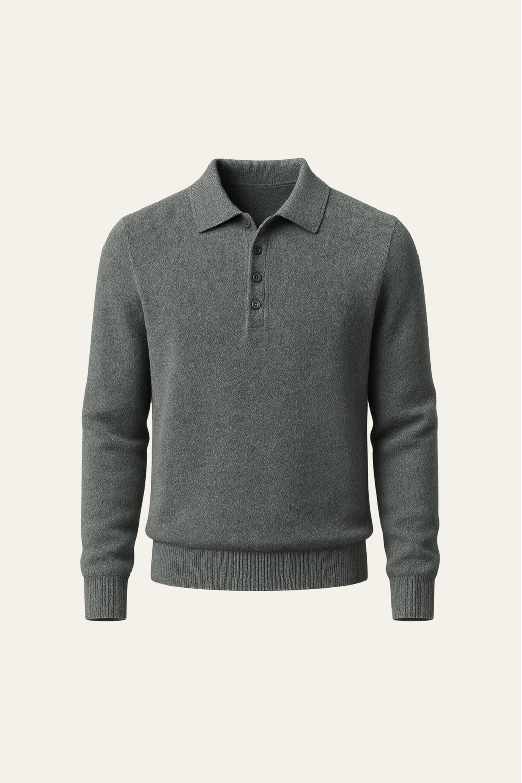 Alessandro Merino Polo Sweater Mist Green
