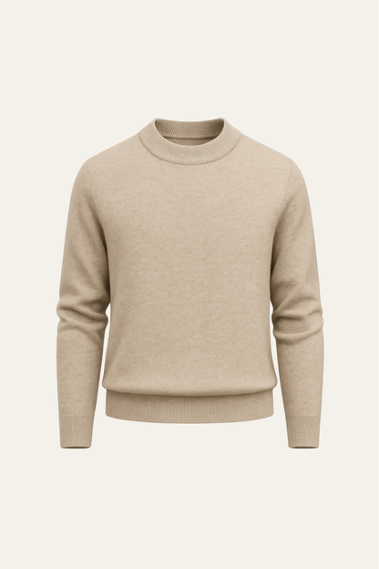 Marenzo Cashmere Crewneck Oatmeal