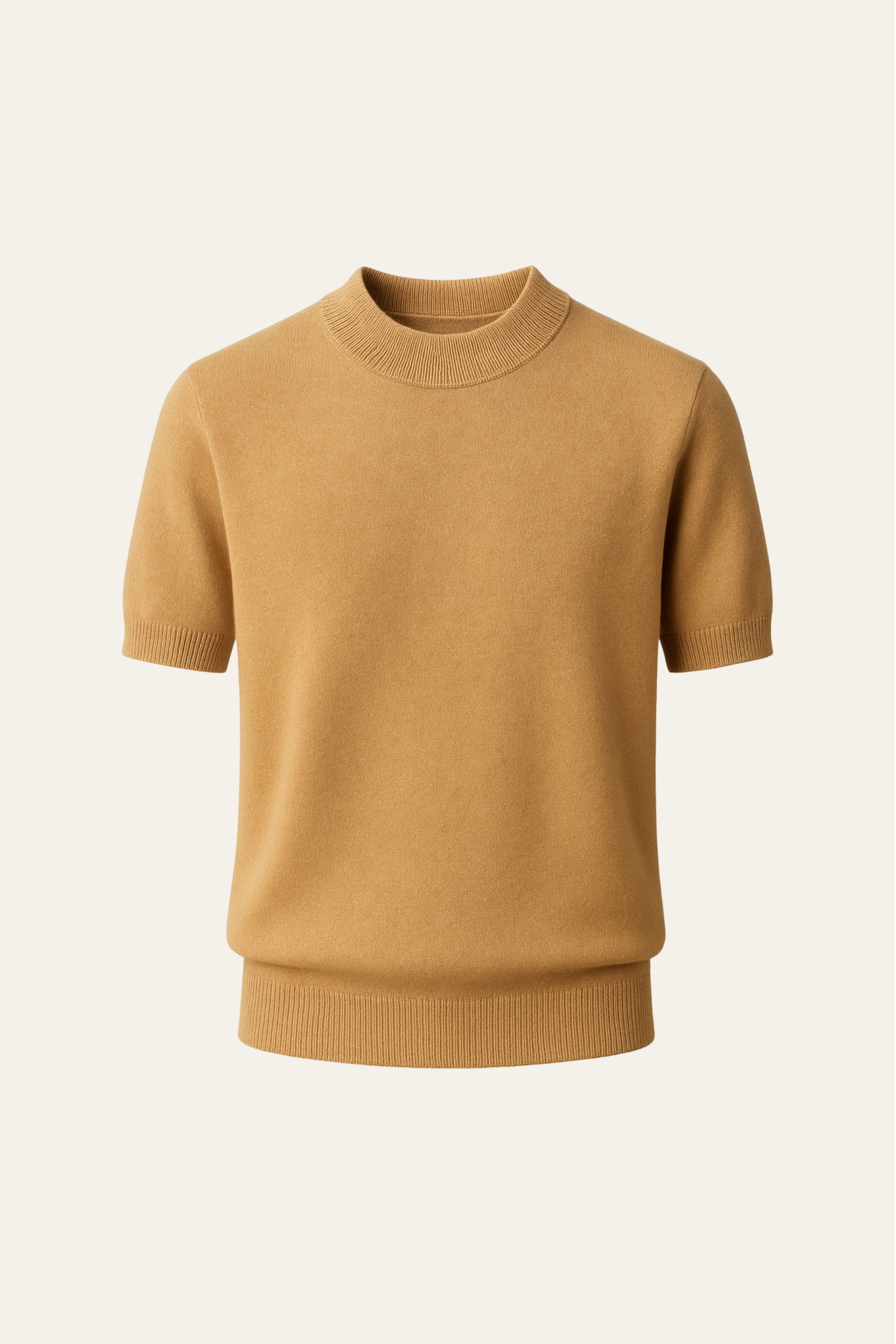 Lucerio Cashmere T-Shirt Camel