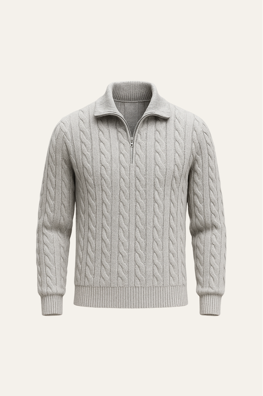 Medici Cable Knit Grey