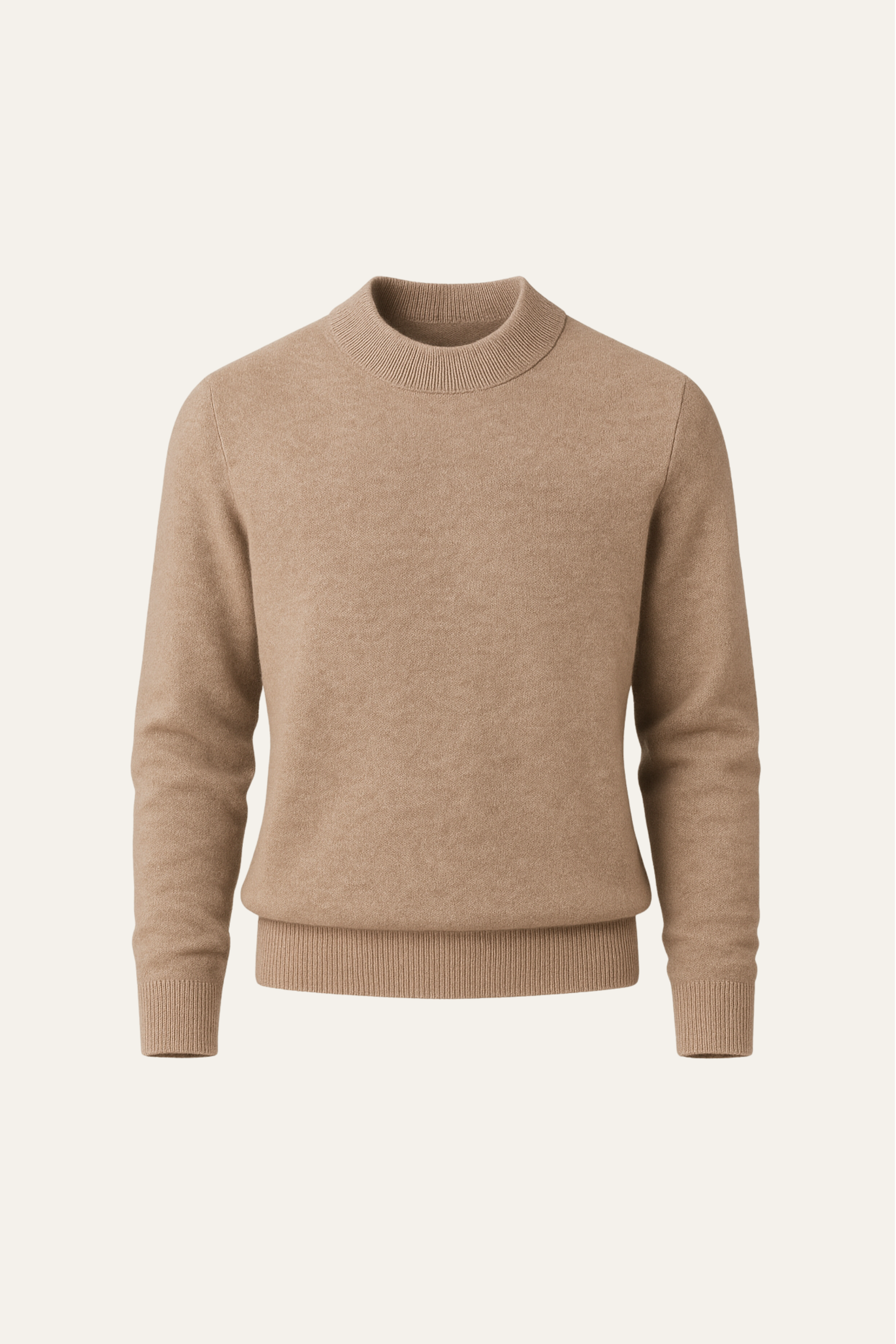 Marenzo Cashmere Crewneck Light Brown
