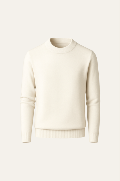 Marenzo Cashmere Crewneck Ivory