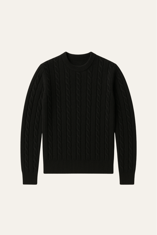 Soreno Cashmere Knit Black