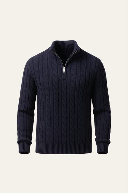 Medici Cable Knit Navy
